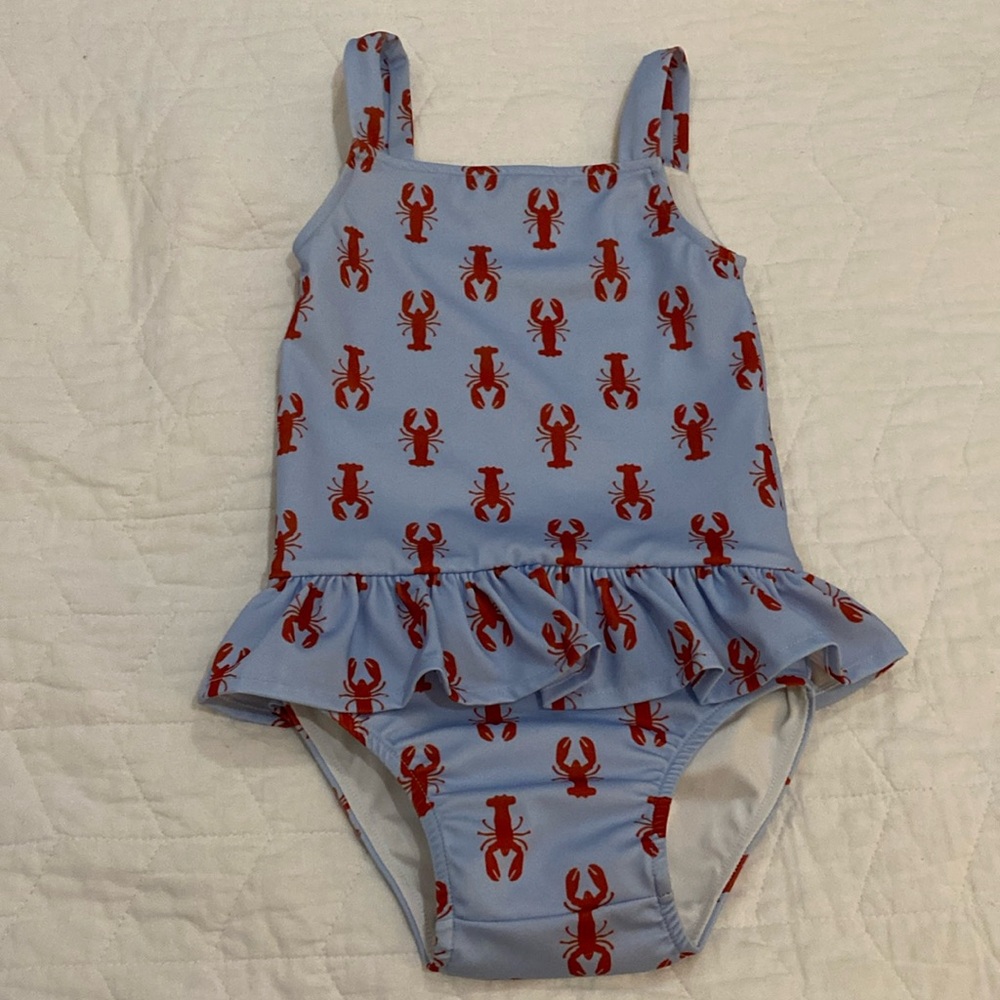 Nantucket Kids Bathing Suit - Lobster